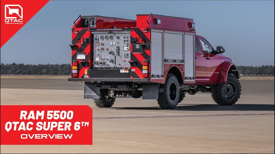 RAM 5500 Fire Truck | QTAC Super 6™ + Darley Odin® CAFS - QTAC